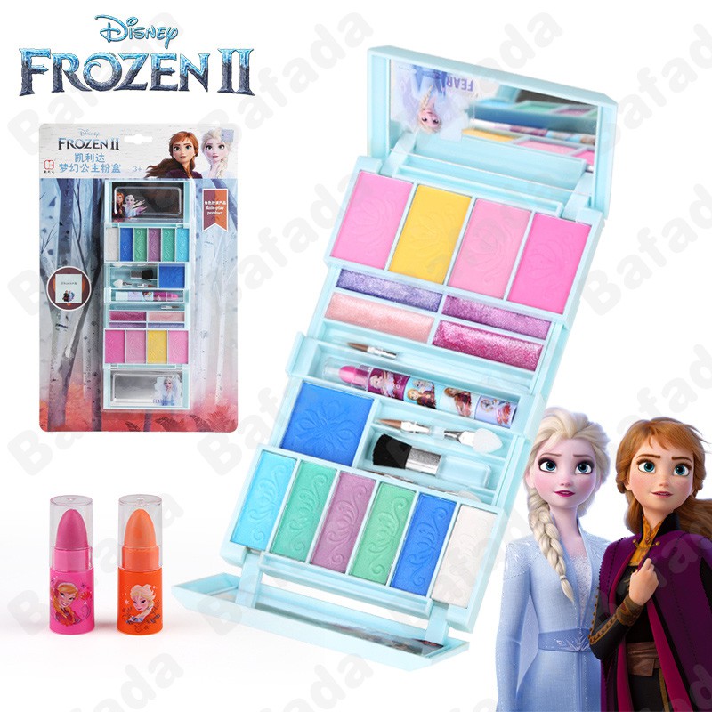 Disney Frozen Princess Makeup Toy For Girls Washable Secure Close