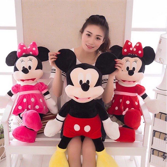 Mickey and Minnie stuff toys(50cm) | Shopee Philippines