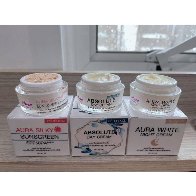 Aura Skin Care Cream Set Best Selling Acne Freckles See The Results ...