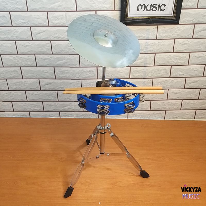 Rare Package Stand Jagrag Foot Simbal Marawis Markis Tambourin Double ...