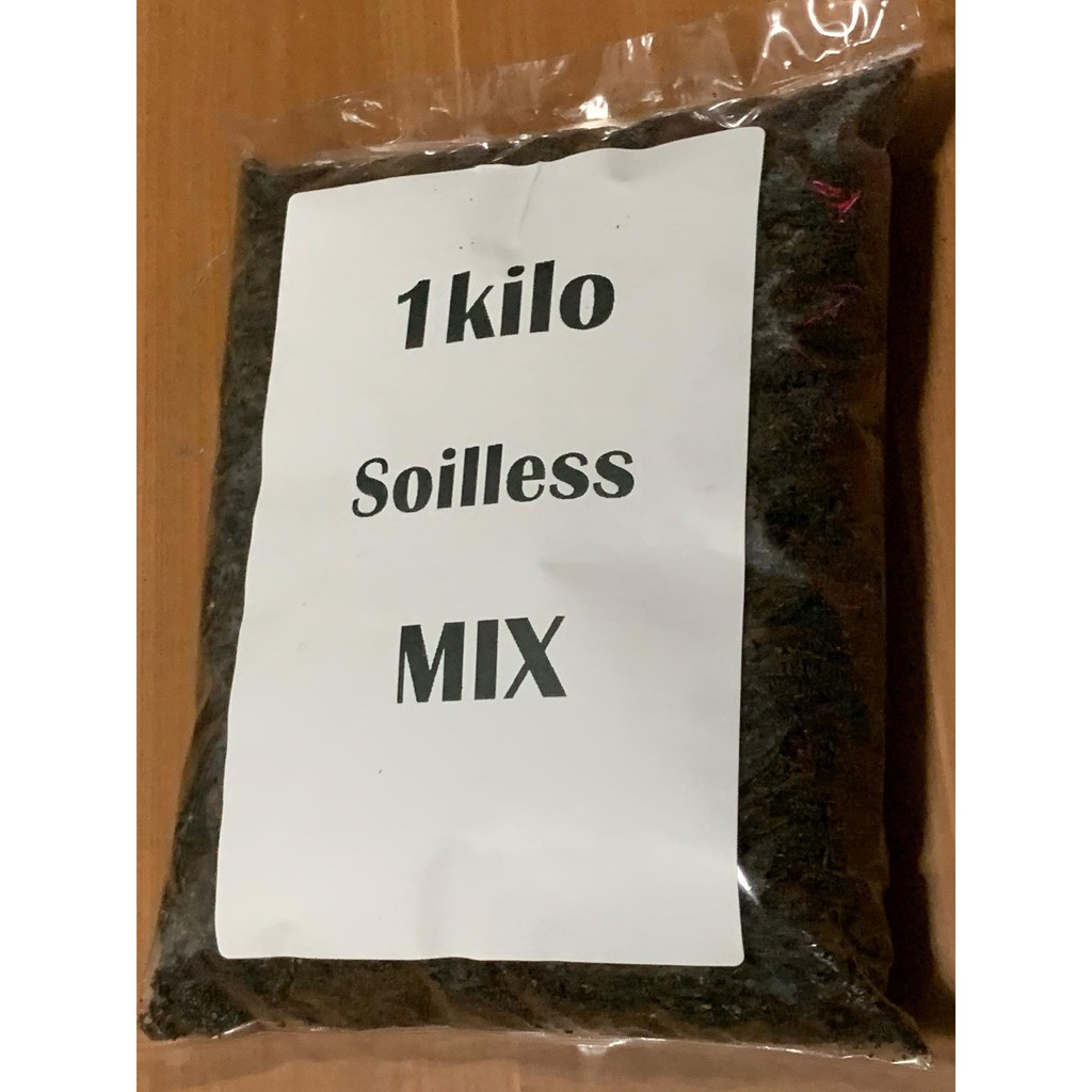 SOIL LESS And POT complete mixture soil (No fertilizer) Shopee