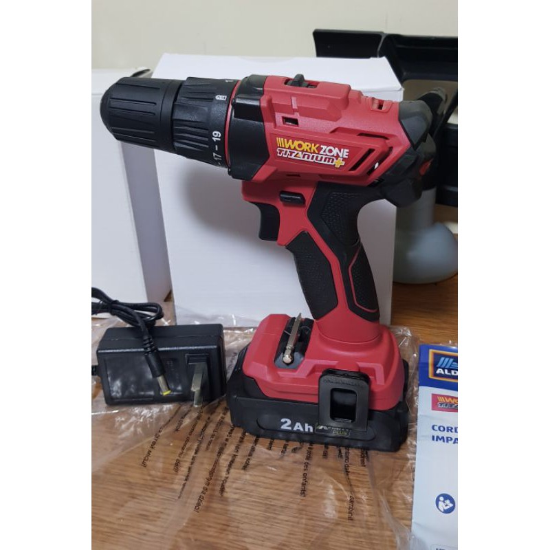 Workzone best sale 18v drill