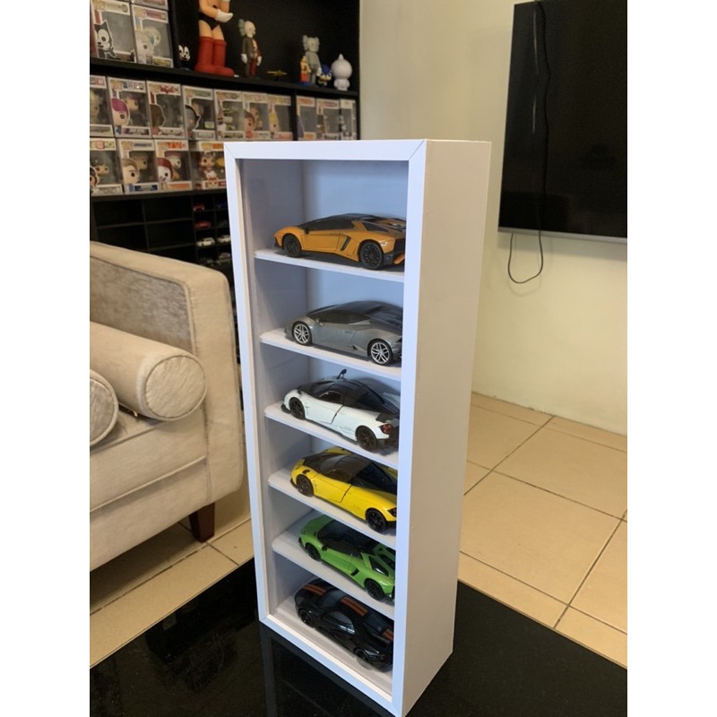 6s Diecast Display RACK 1:32 portrait for petron cars storage box only ...