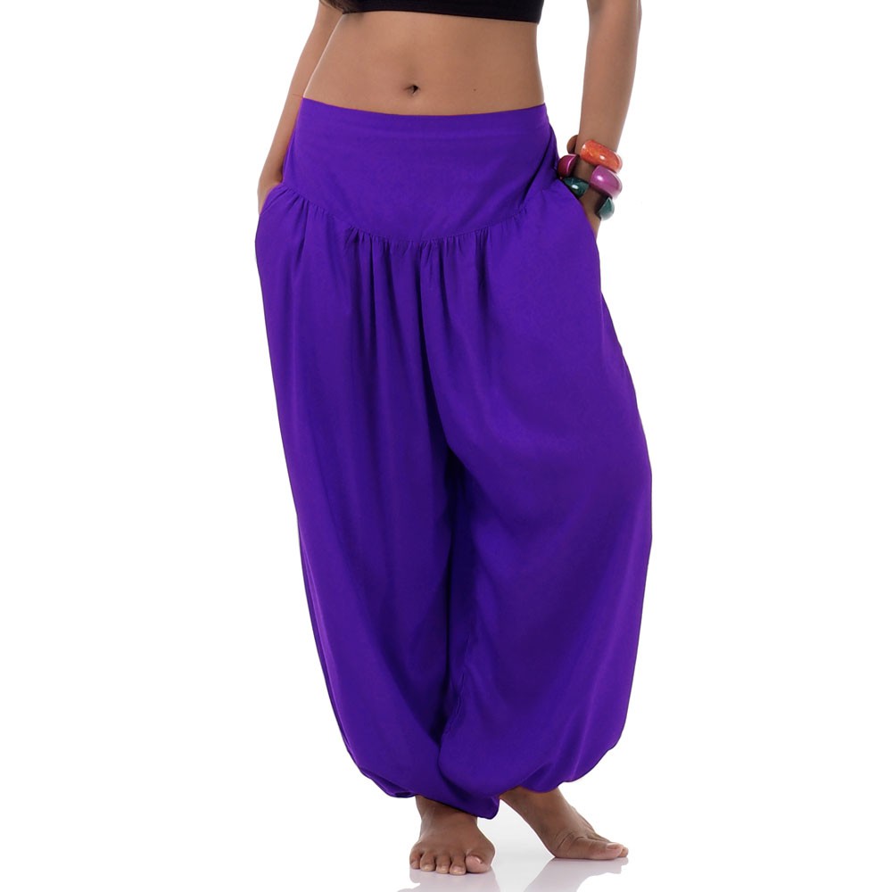 Fresh Purple Jogger Pants With Rayon Fabric. | Shopee Philippines