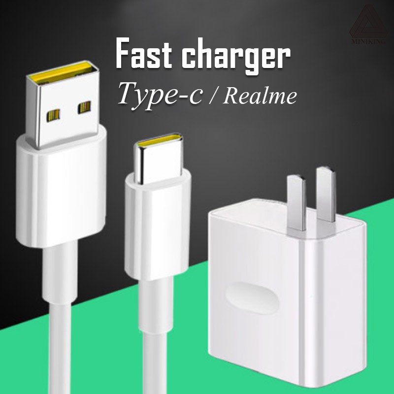 Realme travel charger 2A with usb cable type c for phone fast charger