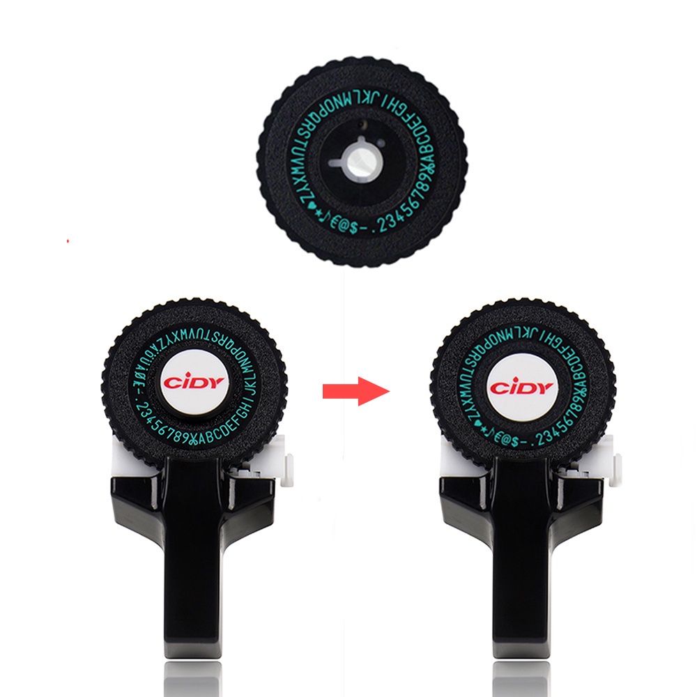 1PCS Letter Wheel Fit for Cidy Embossed Label Maker 3D Typewriter ...