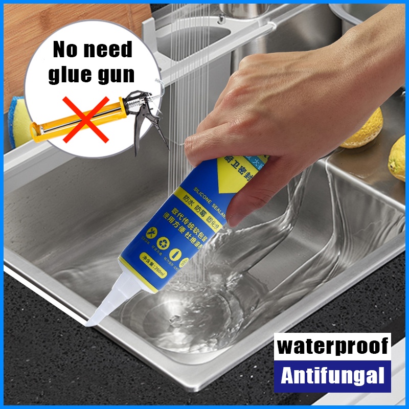 Edge Sealant Washbasin Bathroom Gap sealing and mildew resistant Tile ...