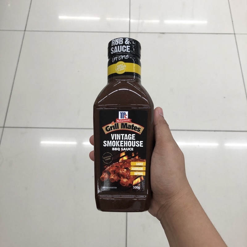 MCCORMICK GRILL MATES VINTAGE SMOKEHOUSE BBQ SAUCE 500g Shopee