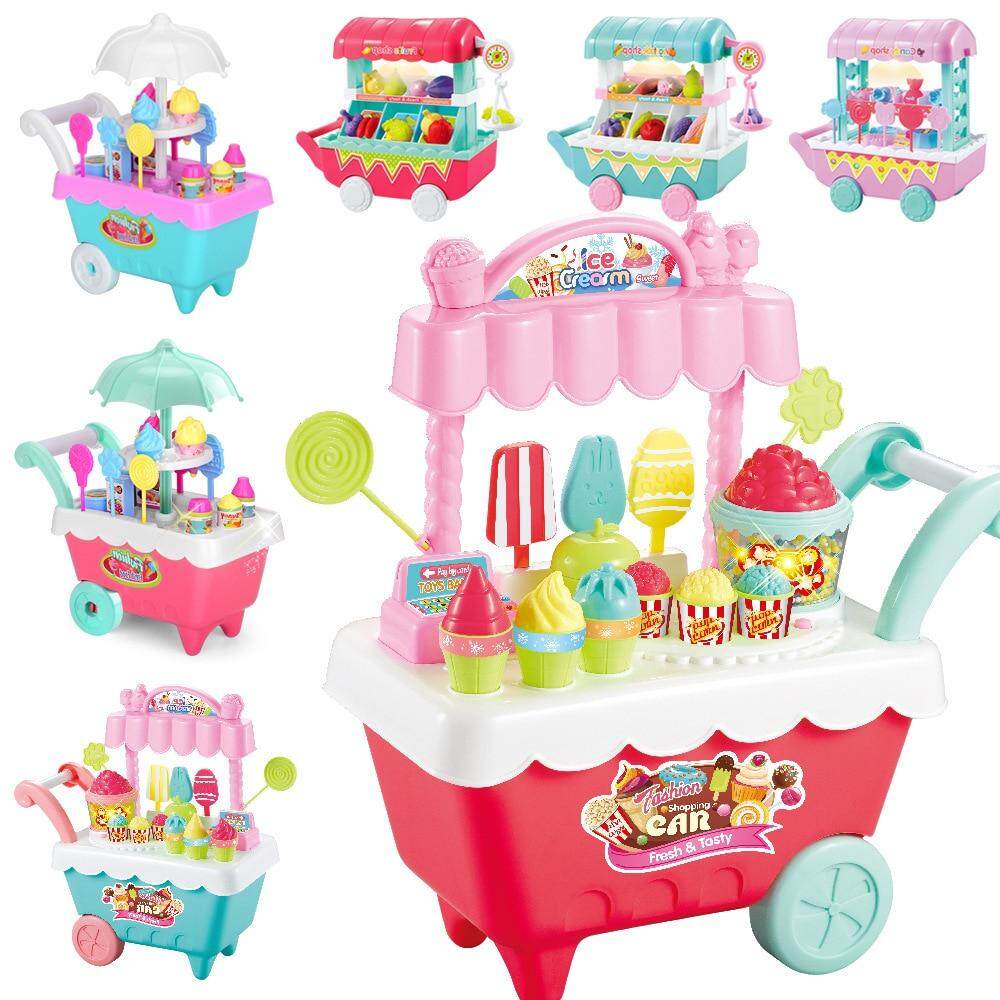 DIY Children Role Play Toys Mini Ice-Cream/Candy/Fruit/Vegetables ...