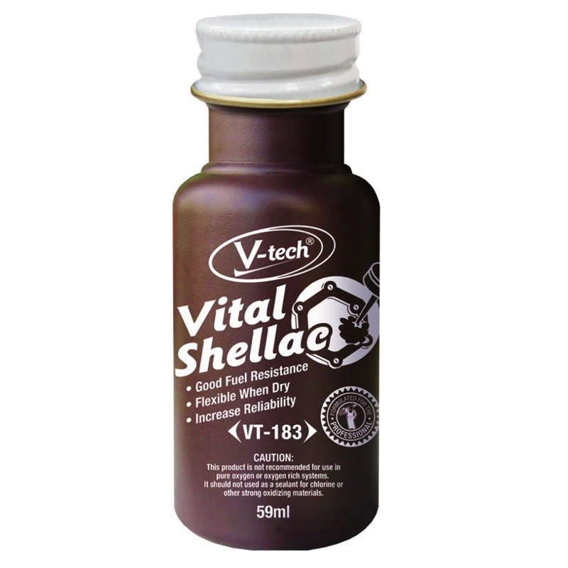 V-tech VT-183 Vital Shellac (Gasket Shellac) (59ml) | Shopee Philippines