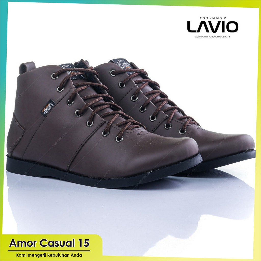 Lavio Kenzi Sleeting Formal Office Casual Men's Shoes Original | Shopee ...
