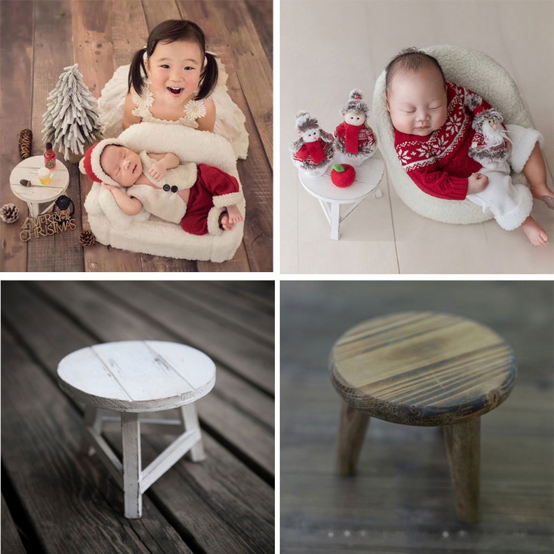 OMG* Newborn Photography Props Mini Wood Desk Tables Baby Photo Posing ...