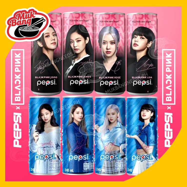 Blackpink x Pepsi Black & Pink Can 330ml | Shopee Philippines