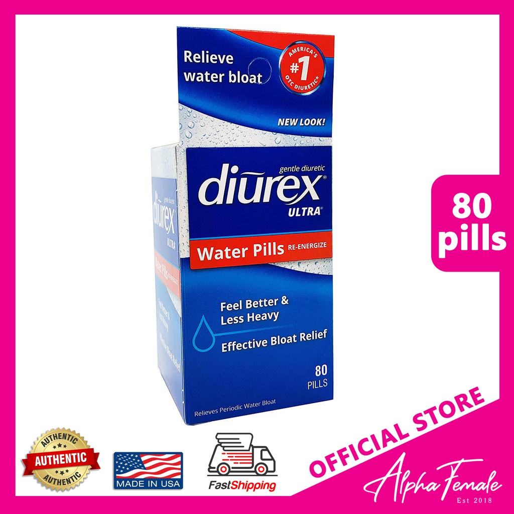 Diurex Ultra Water Weight Loss Water Pills for PMS Relief Shopee