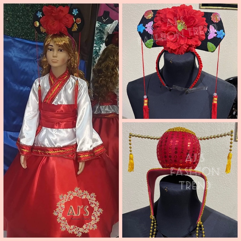 China Costume with Headdress | Shopee Philippines