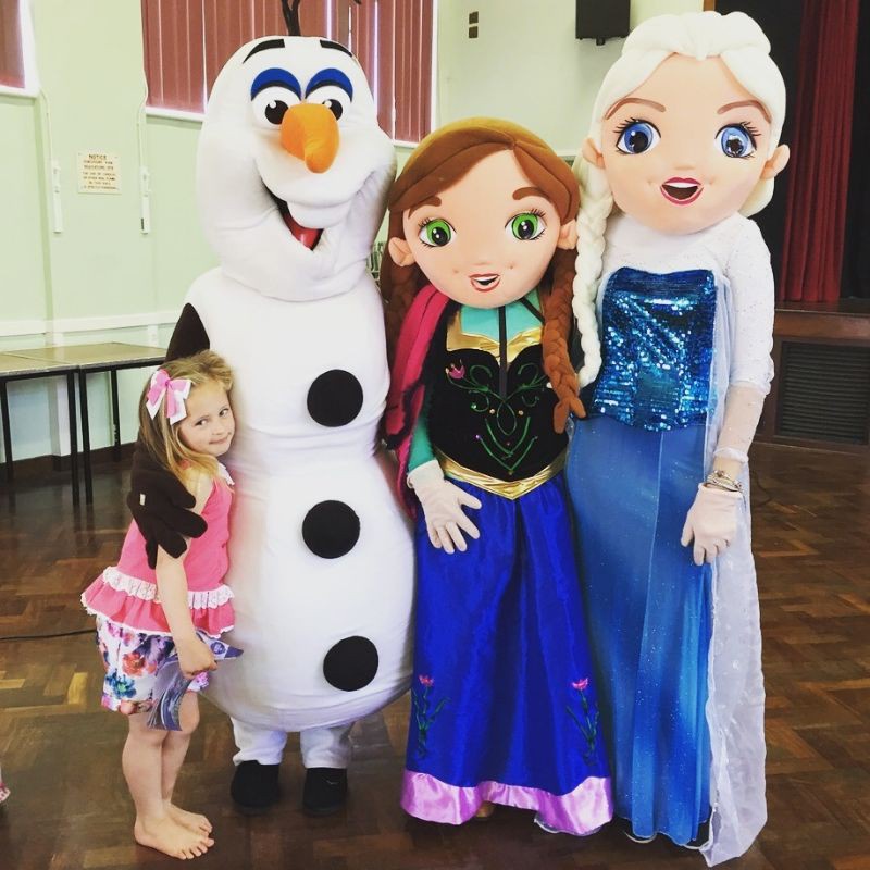 Frozen Mascot Costume Elsa Anna Mascots Costumes Maskot Frozen Let It ...