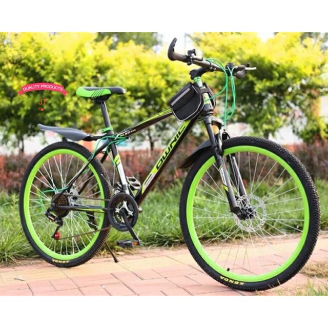 Yellow discount green bike