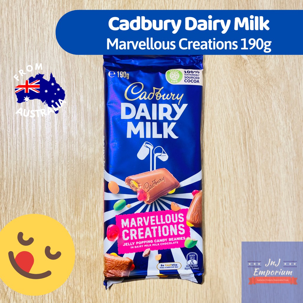Cadbury Dairy Milk Marvellous Creations Jelly Popping Candy 190g