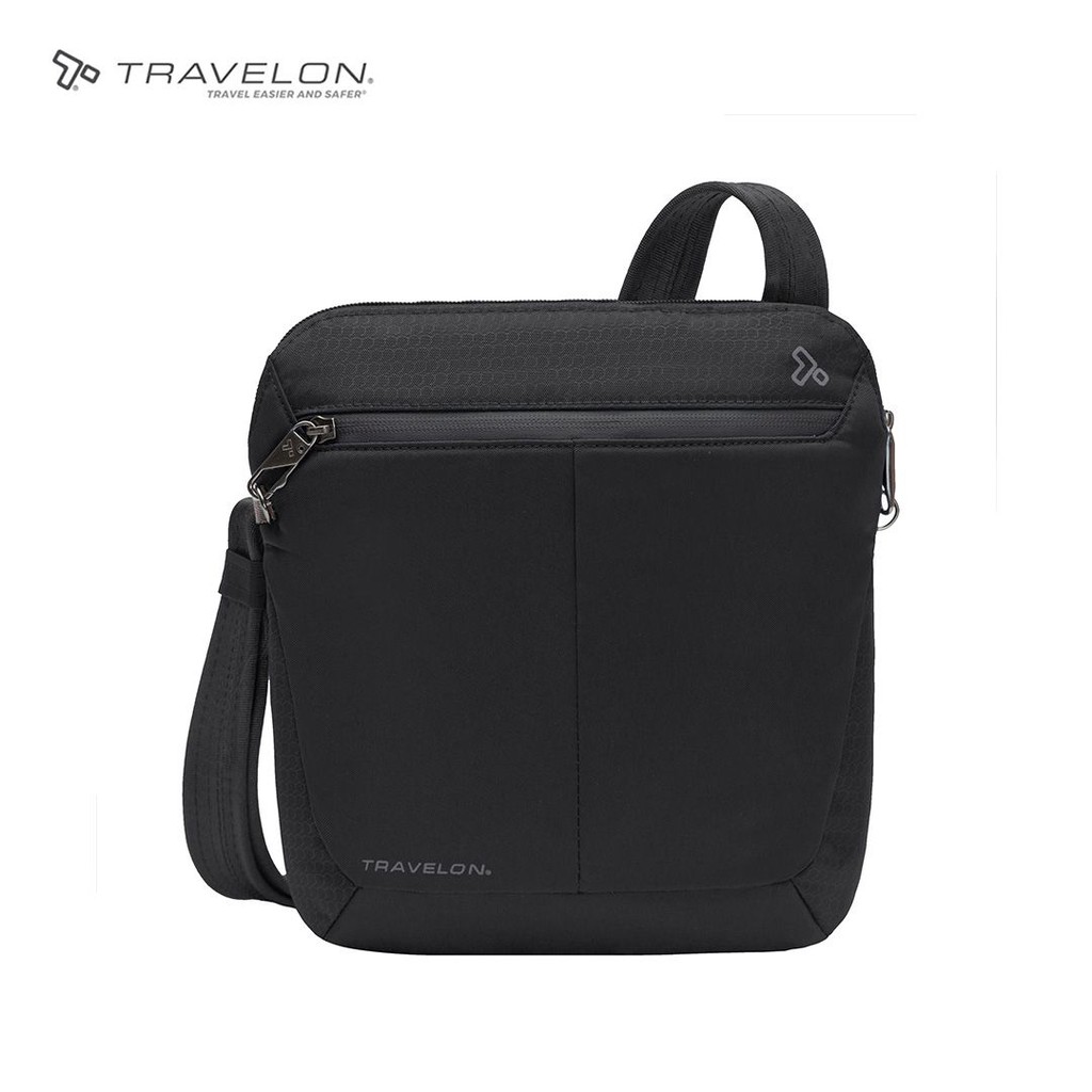 Travelon OS AntiTheft Active Small Crossbody Bags Black Shopee