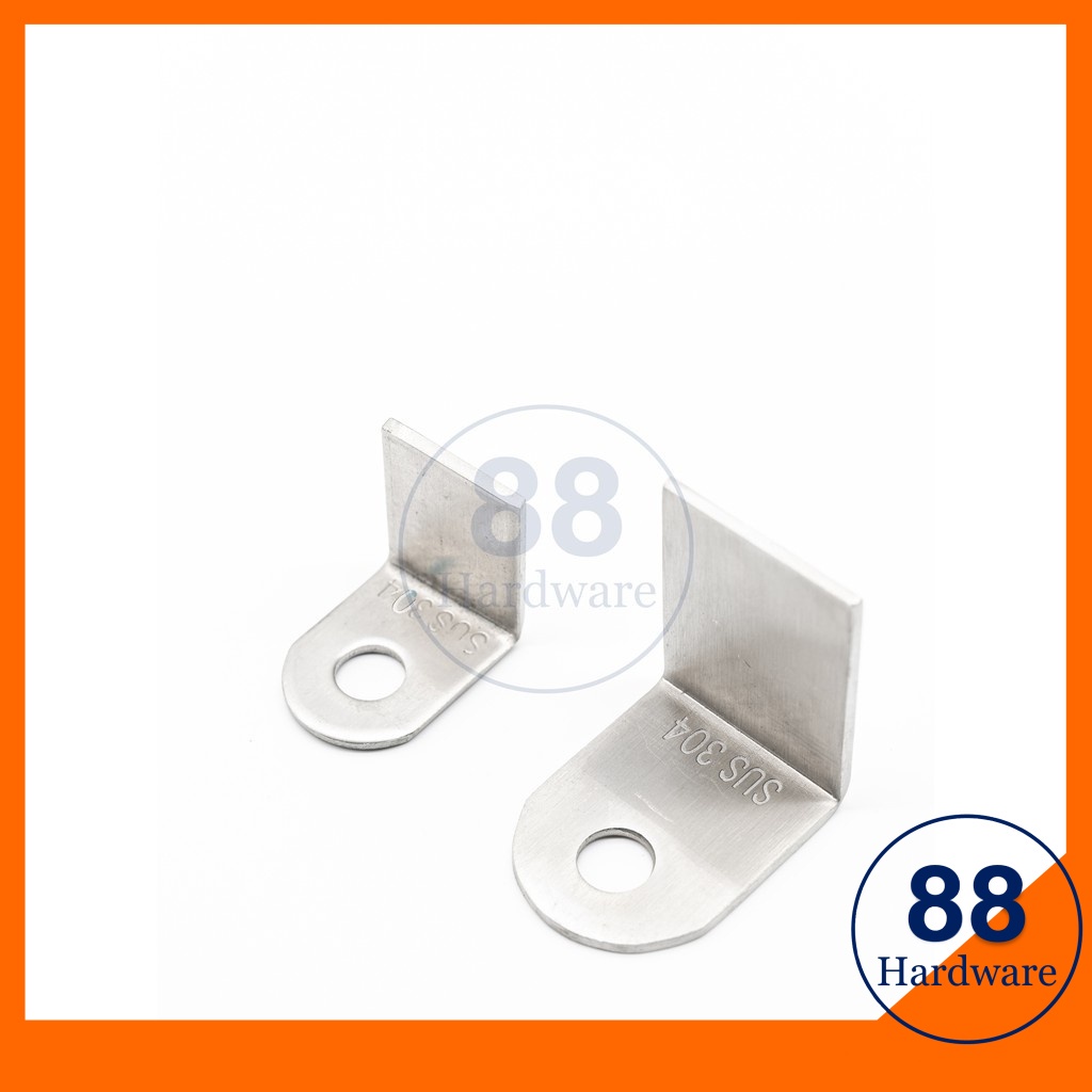 SUS304 10MM Hole Welding Stainless Steel L angle bracket / steel L ...