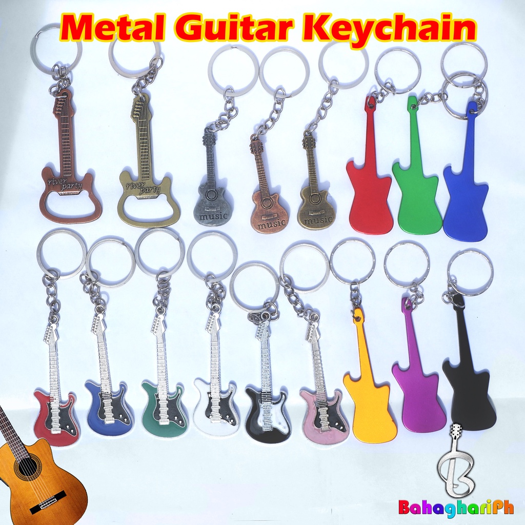 Metal Guitar Keychain Shopee Philippines