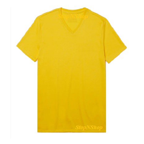 Plain Yellow T-shirt Unisex Cotton For Men and Women (FREESIZE)