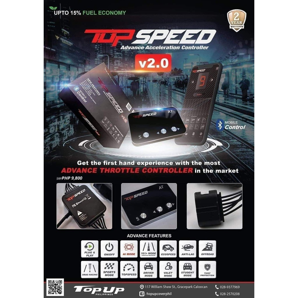 TOPSPEED ADVANCE THROTTLE CONTROLLER Shopee Philippines