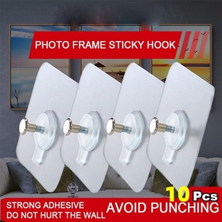 100pcs/set Photo Frame The Wall Hangs A Picture Peg Solid Wall Nail Contact  Non-trace Nail Hooks High Quality - Picture Hangers - AliExpress