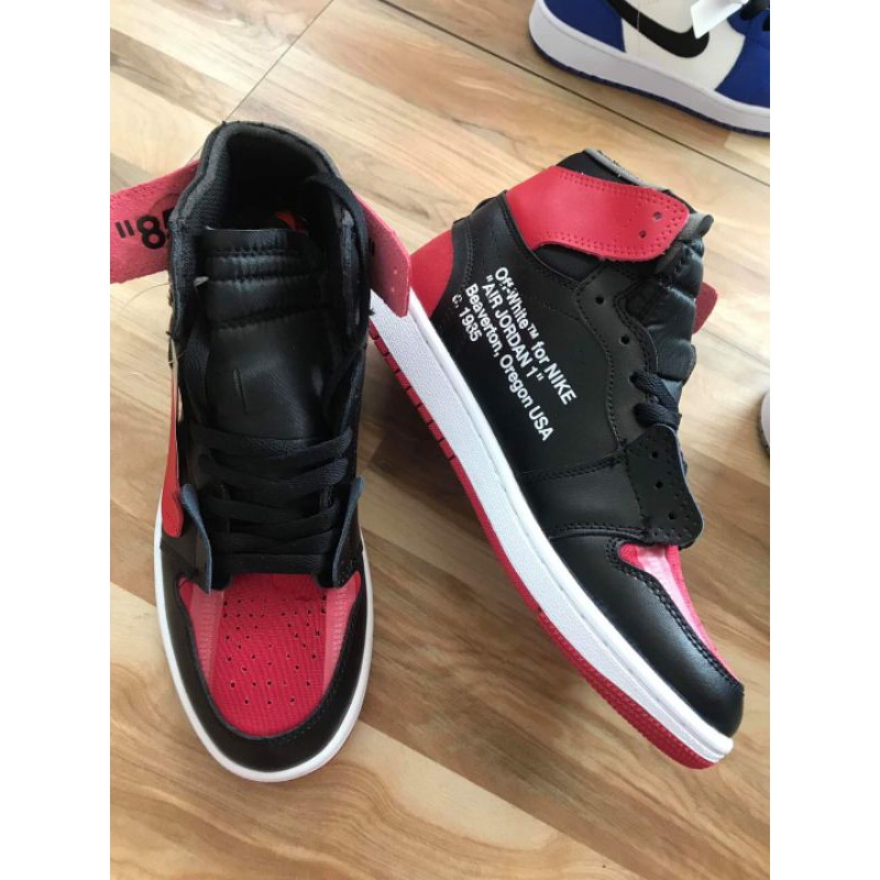 Air jordan 1 off white clearance bred