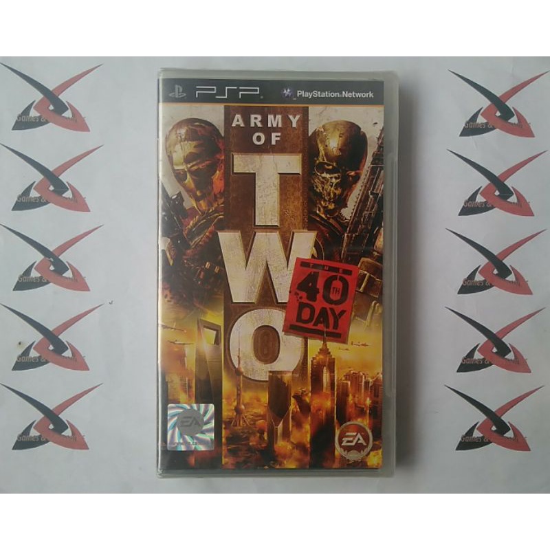 PSP PlayStation Portable UMD Game Army of Two The 40th Day (Sealed ...
