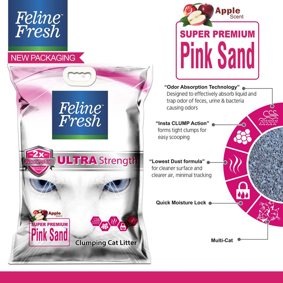 Pink sand cat litter 2025