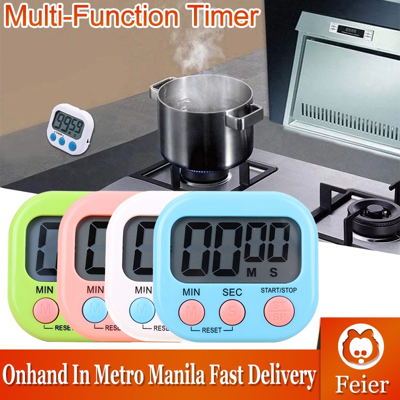 Kitchen Baking Reminder Timer Learning Alarm Clock Electronic Timer ...