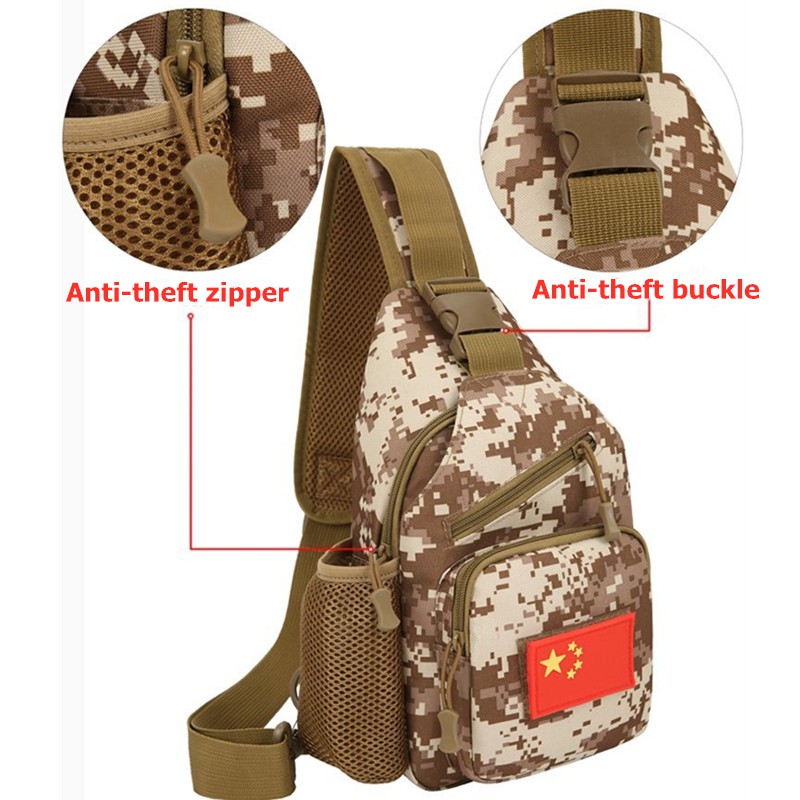 Mens Tactical Sling Beg Crossbody Multipurpose Crossbody Bag 3eyR