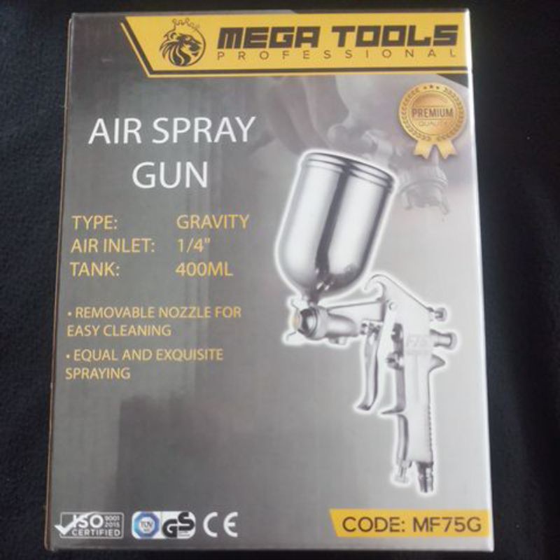 AIR SPRAY GUN GRAVITY TYPE 400ML (MEGATOOLS) Shopee Philippines