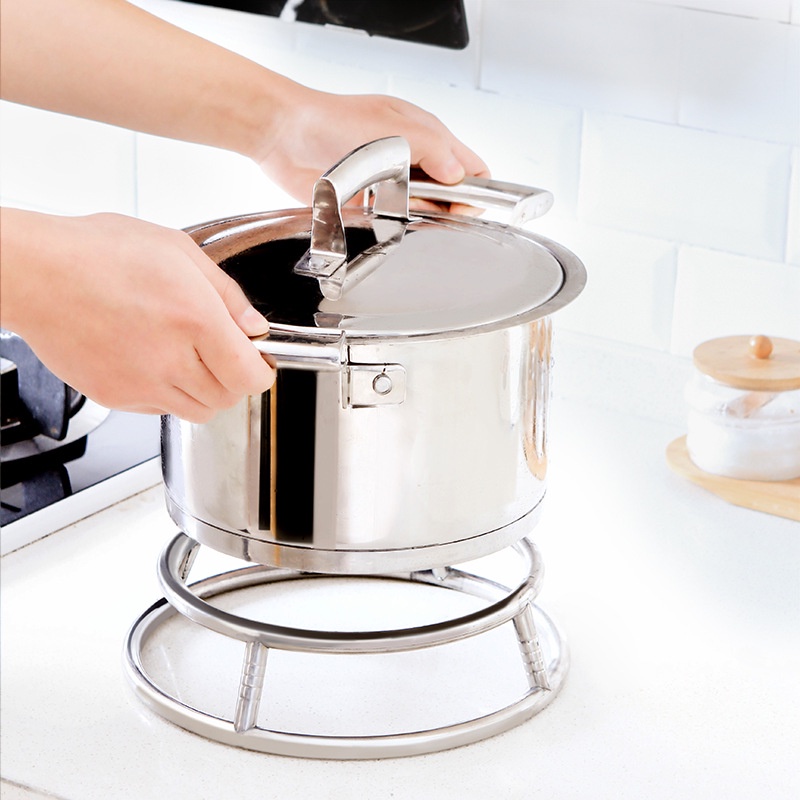 Stainless Steel Wok Pan Support Rack Stand Wok Ring Round Bottom Wok ...