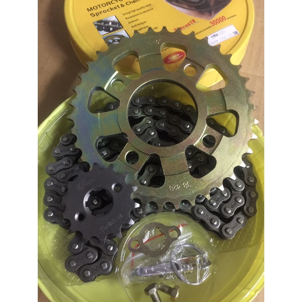 Sprockets Chain Set. TMX125 alpha. 428H 120L 15T 40T. OEM. heavy duty.P.power Shopee Philippines