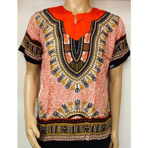 Daishiki Batik Bohemian Tribal Ethnic Shirt (Unisex) | Shopee Philippines