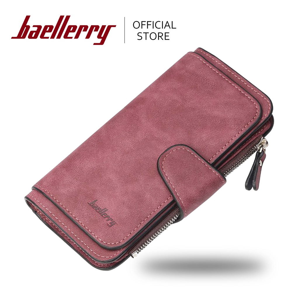 Baellerry High Quality 3 fold Long Wallet Style Lady Purses Large ...