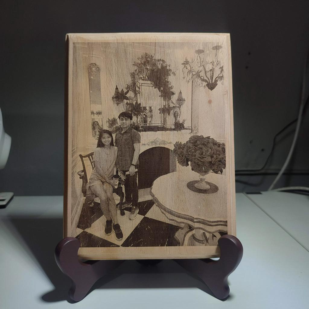 Personalized Mahogany Engraved Frames Portrait Shopee Philippines