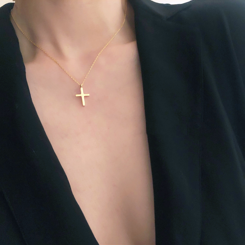 Necklace with store cross women's