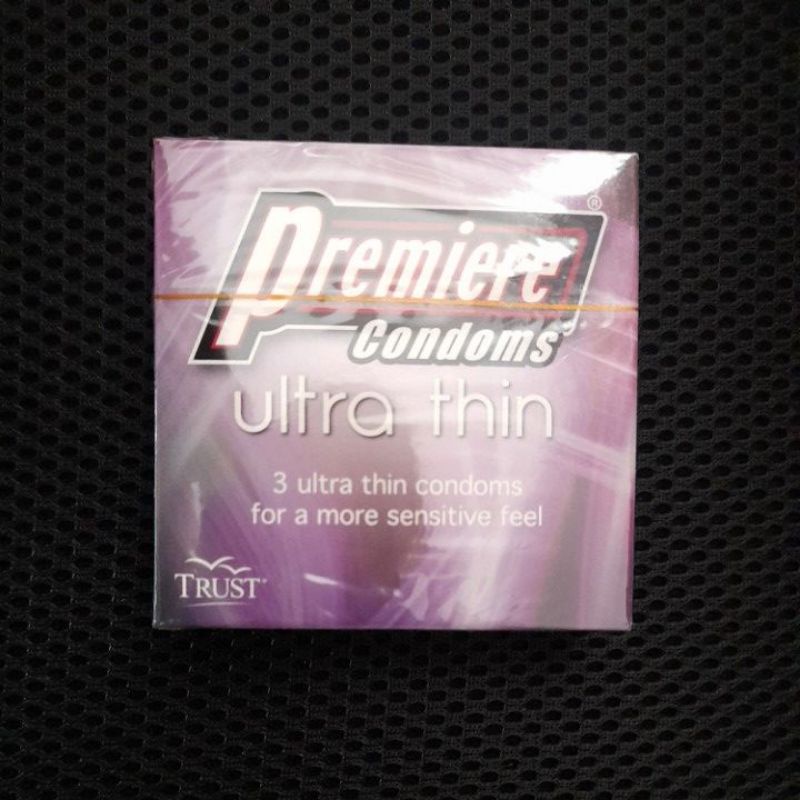 Premiere Condom Ultra Thin Dotted Watermelon Glow Nice Tight Cruise