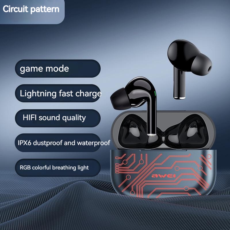 Awei T29 Pro RGB Bluetooth Earbuds, In-ear Audio Device with Touch ...