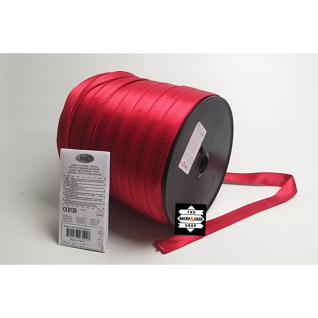 Beal 26mm Tubular bing Strap original Harness Climbing Vertical Rope