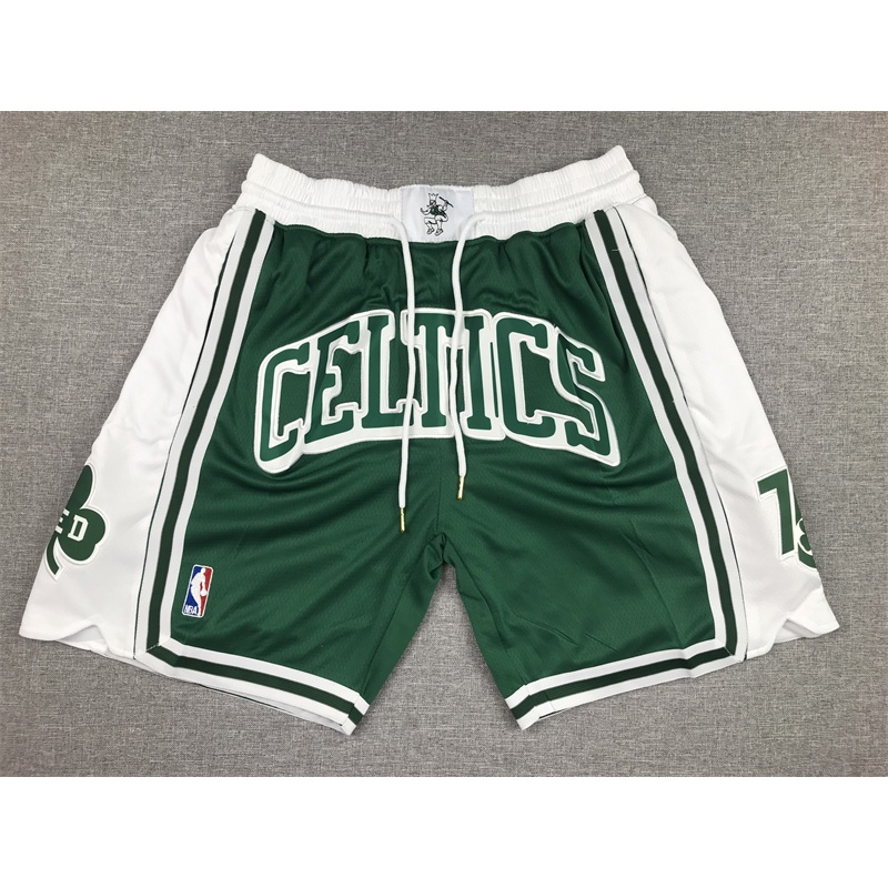 Boston celtics shorts white best sale