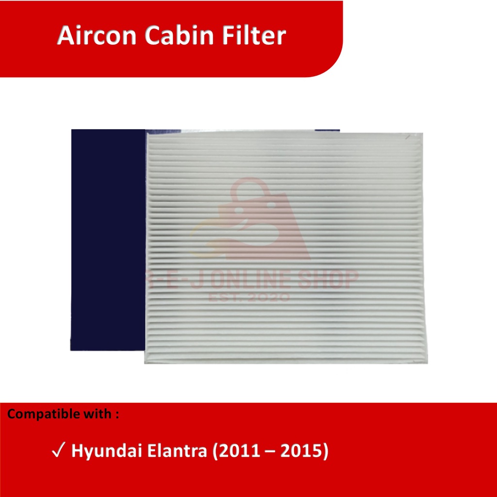 Aircon Cabin Filter for Hyundai Elantra (2011 2015) Shopee Philippines