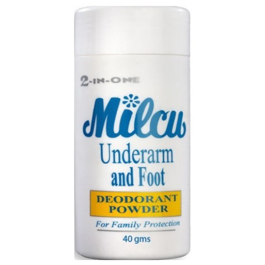 Milcu Underarm and Foot Deodorant Powder 40g and 80g | Shopee Philippines