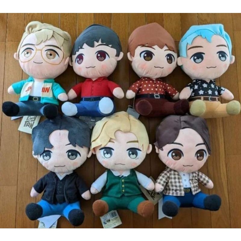 ONHAND Sega BTS Tinytan sitting plush Authentic Jumbo size | Shopee ...