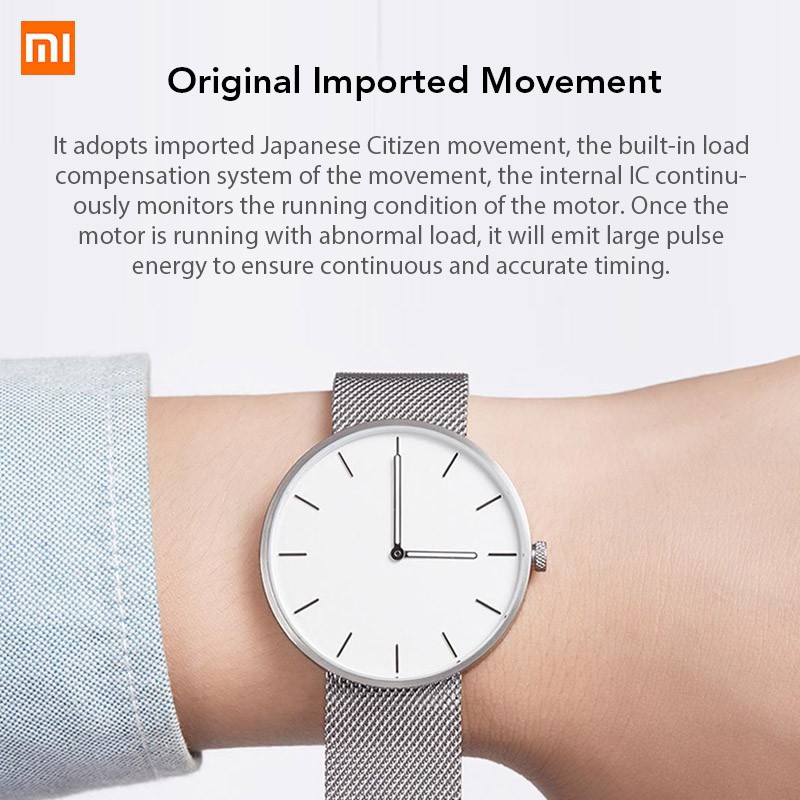 Xiaomi TwentySeventeen Stainless Quartz Couple Wristwatch Men Women Watch Waterp Shopee Philippines