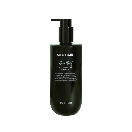 THE SAEM Silk Hair Heartleaf Scalp Cooling Shampoo 400ml | Shopee ...