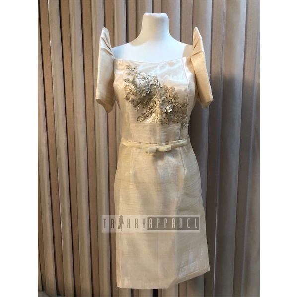 Modern Filipiniana / Mestiza Dress Pina Organza | Shopee Philippines